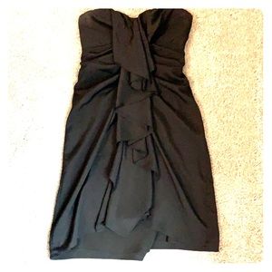 BCBG Maxazria Black strapless dress